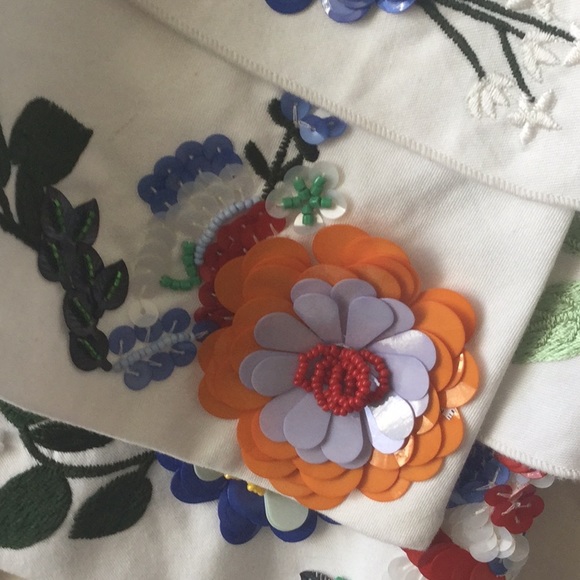 Saba Embellished One-Shoulder Ruffle Top - Picture 3 of 10